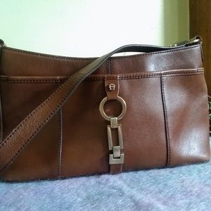 Etienne Aigner brown shoulder bag
